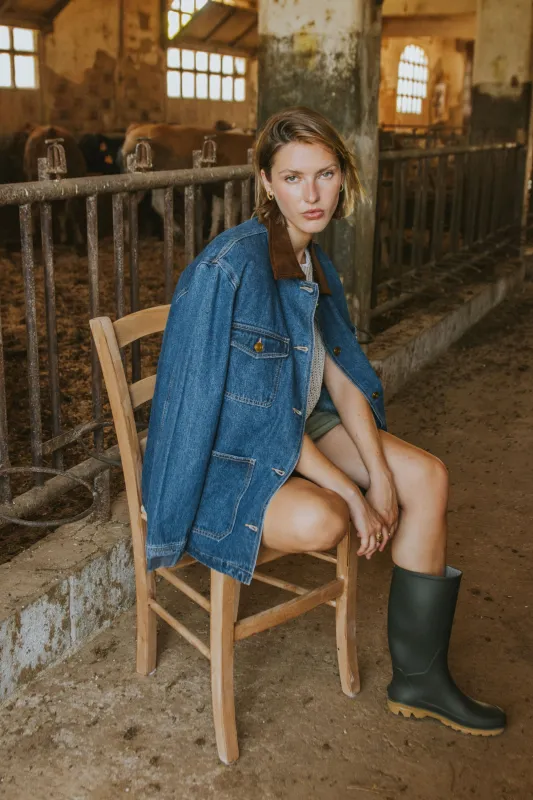 PAULA JACKET // DARK DENIM made by La comet