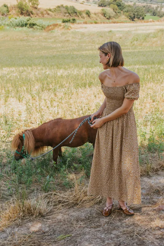 CLARA DRESS // MUSTARD FLOWERS made by La comet