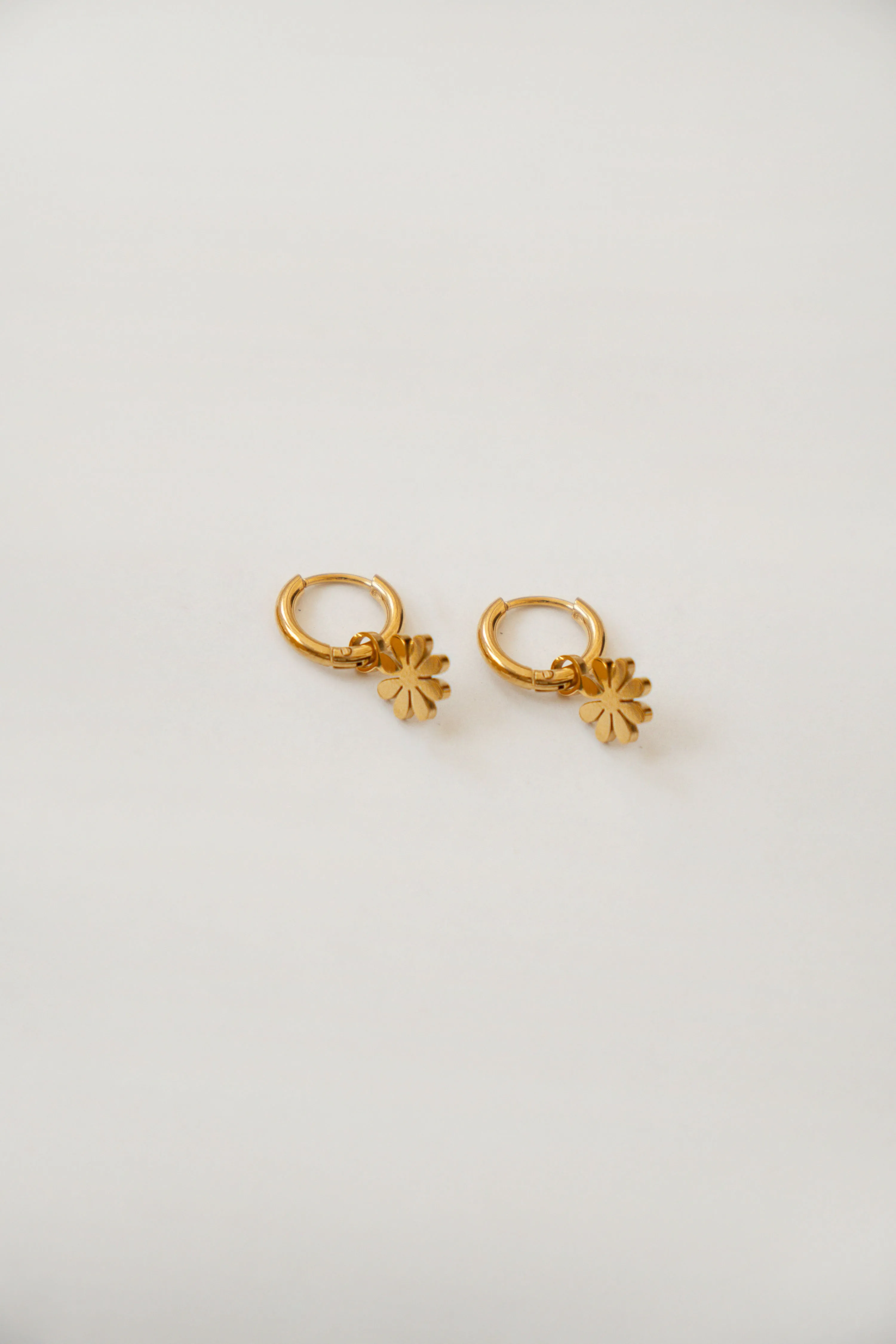 MINI FLOWER HOOP EARRINGS sold by La comet product image thumbnail 2