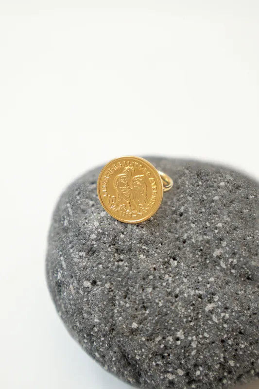COIN RING made by La comet