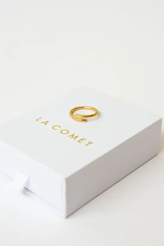 MINIMAL LINE RING made by La comet