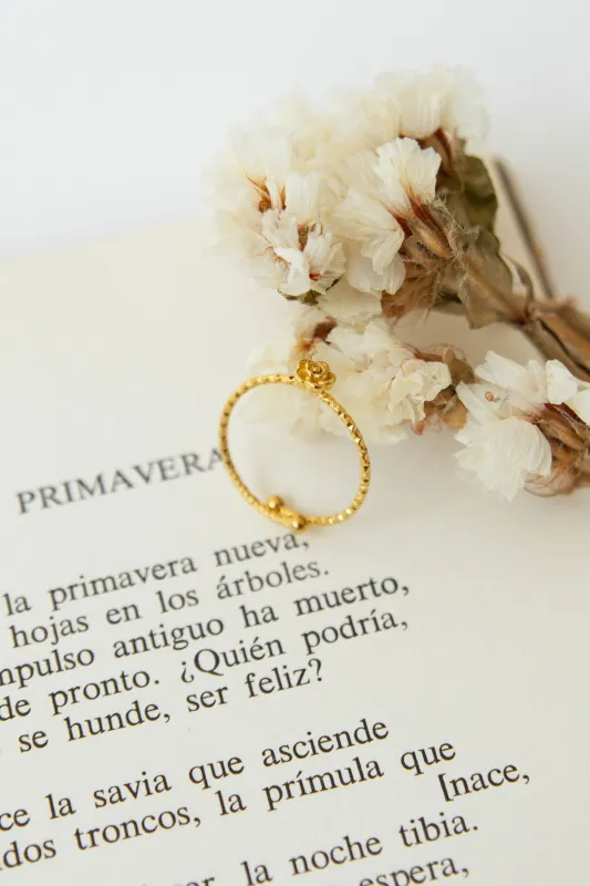 ROSE RING made by La comet