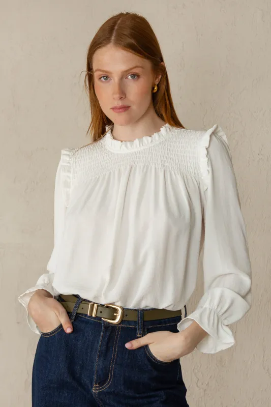 BETTINA SHIRT // WHITE made by La comet