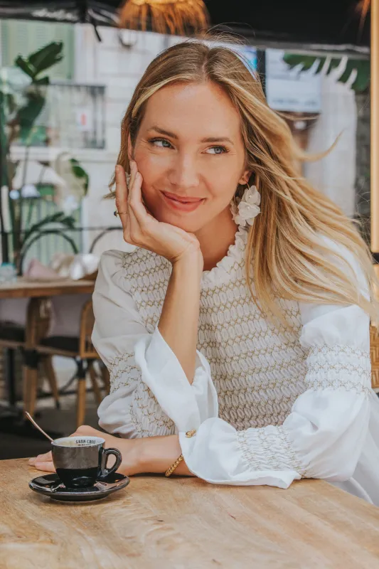 LEONOR SHIRT // WHITE made by La comet
