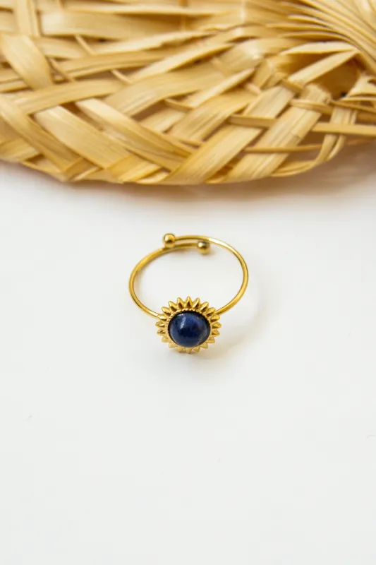 SUN RING // BLUE made by La comet
