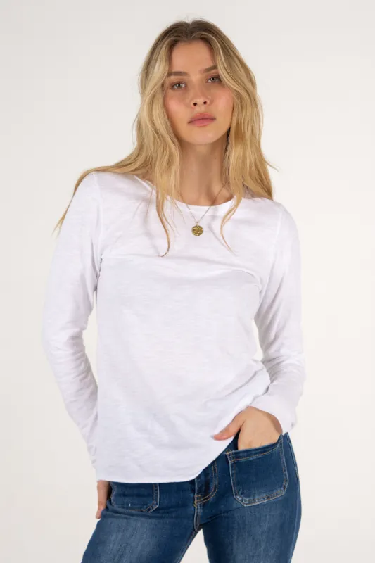 LAURA T-SHIRT // WHITE made by La comet