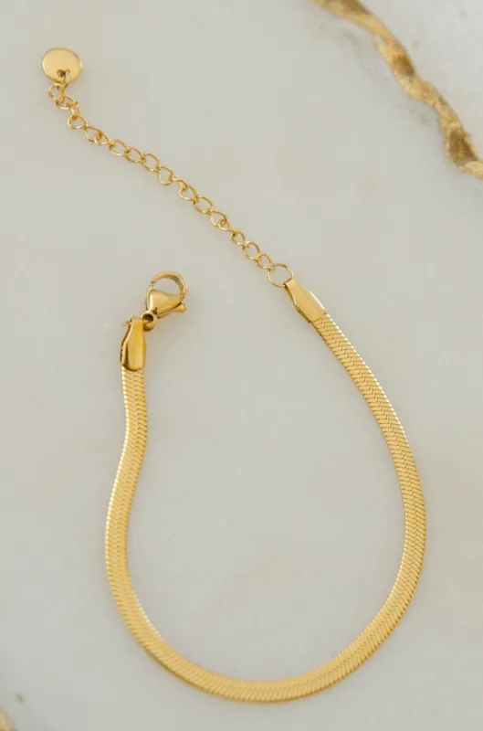 SNAKE CHAIN ​​BRACELET made by La comet
