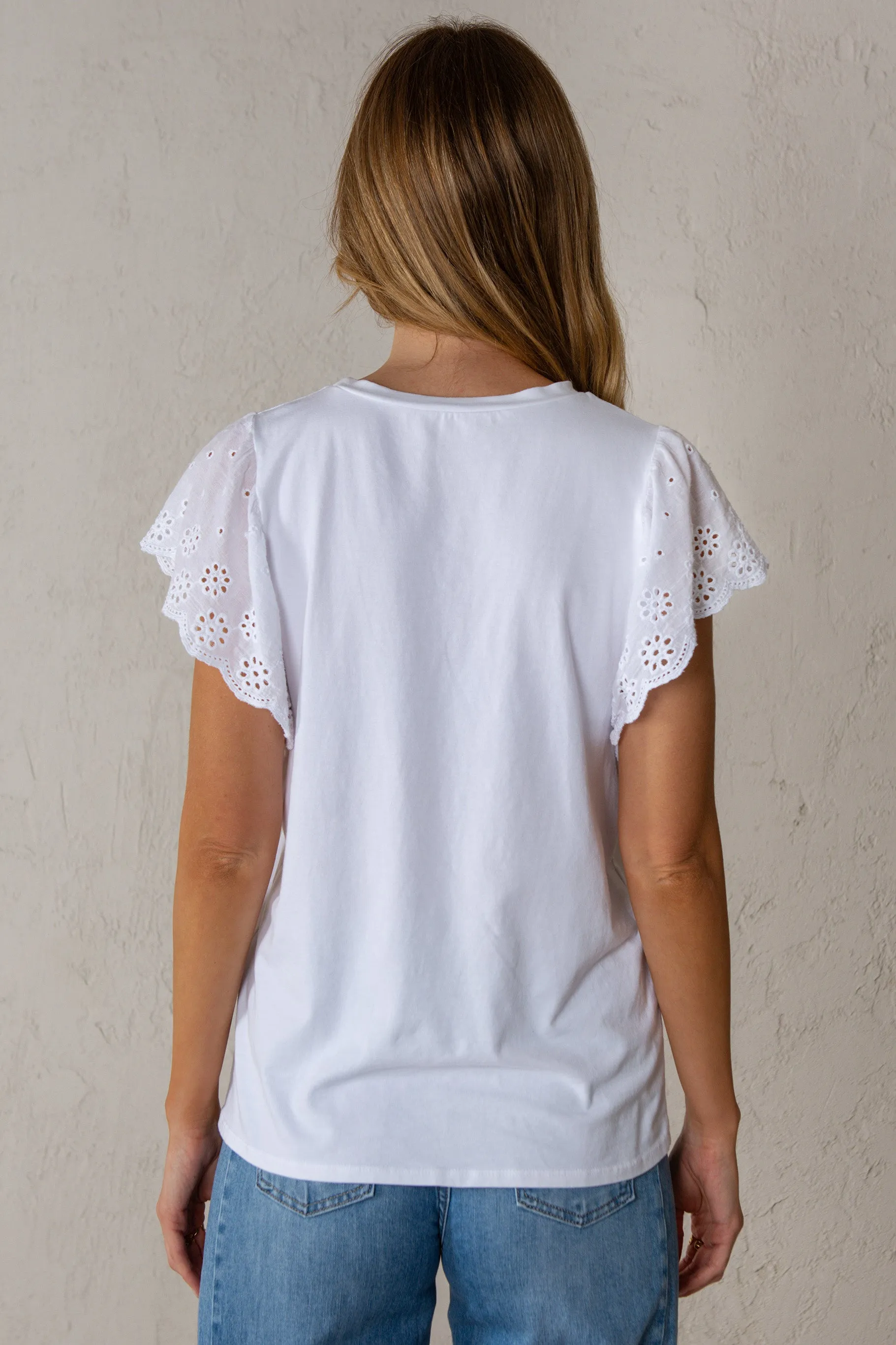JULIET T-SHIRT // WHITE sold by La comet product image thumbnail 4