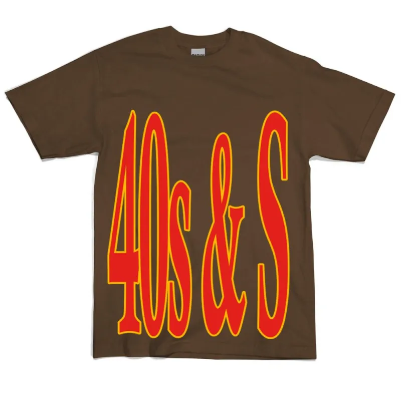 Large Text Logo Tee sold by 40s & Shorties