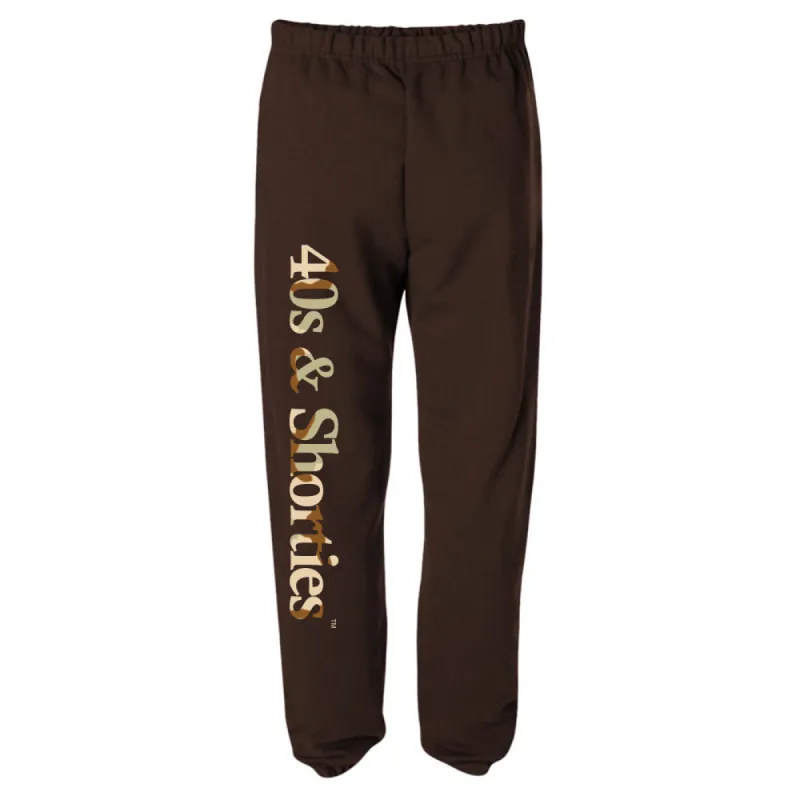 Desert Camo Text Logo Sweatpants sold by 40s & Shorties