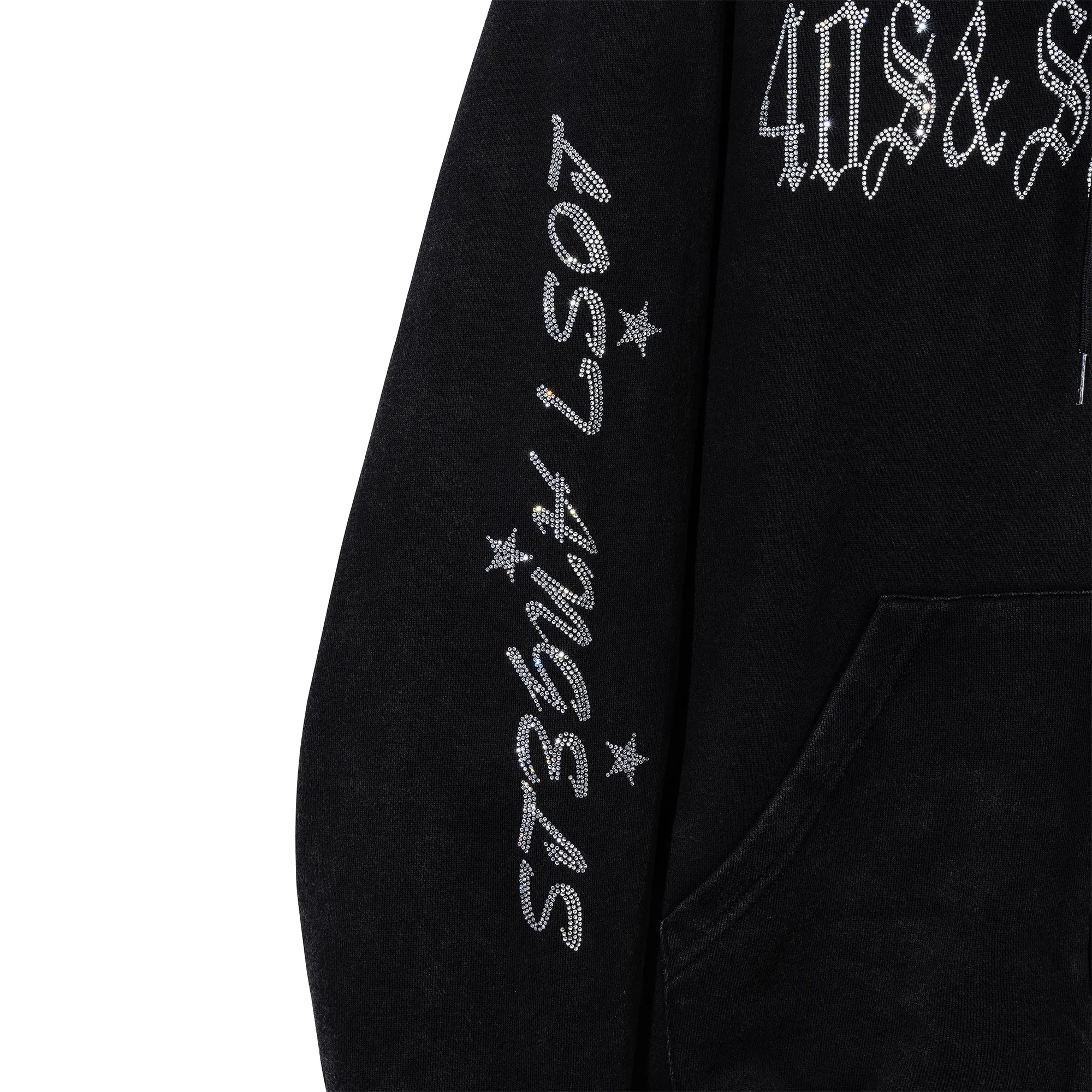 Angel Rhinestone Hoodie sold by 40s & Shorties product image thumbnail 3