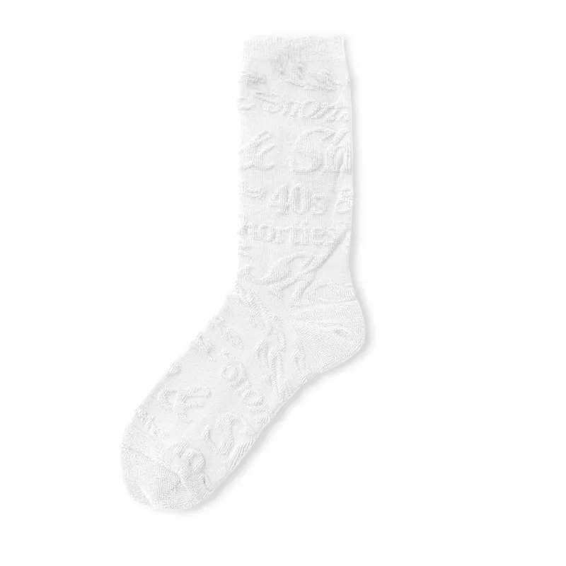 Wavy Text Logo Sock sold by 40s & Shorties