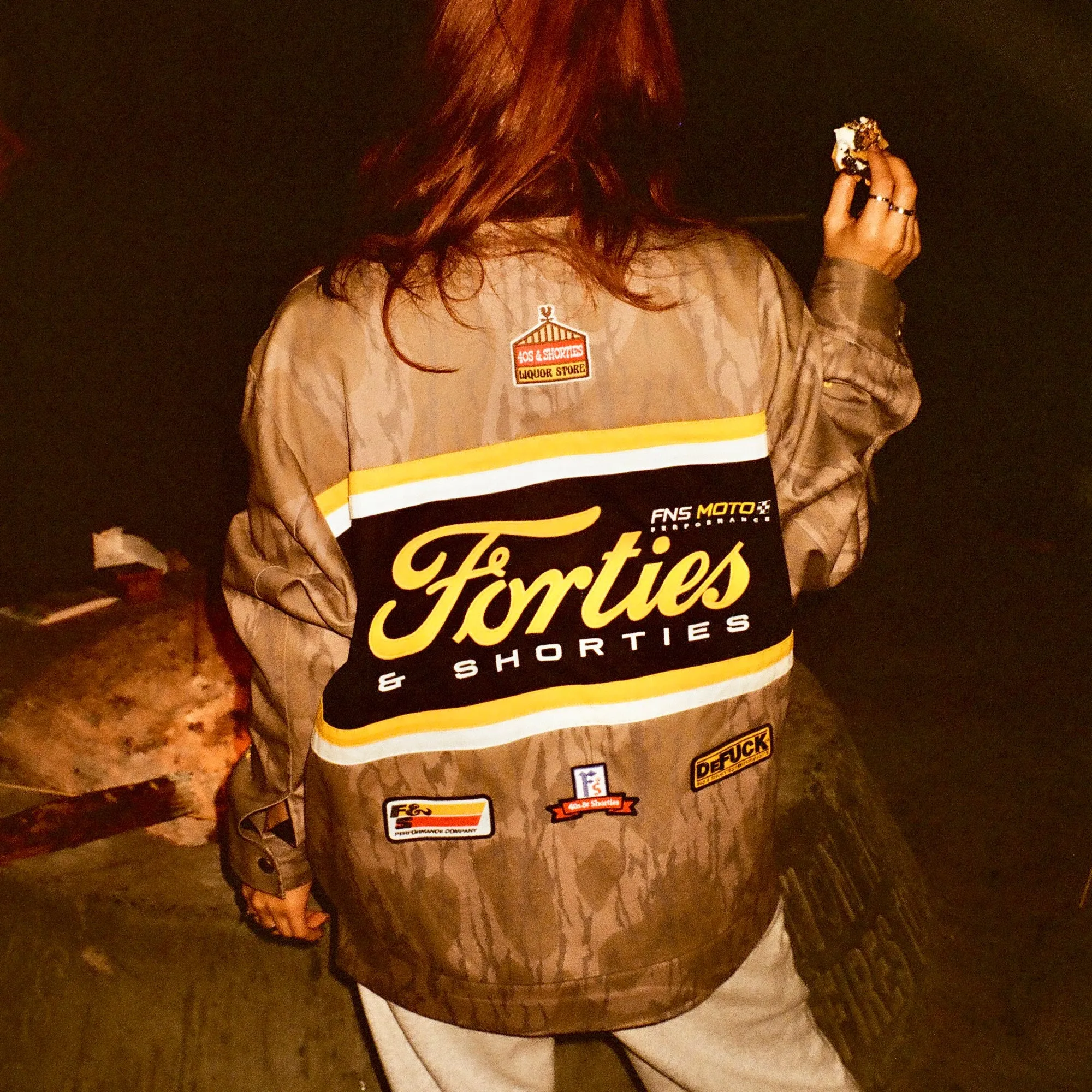 Camo Garage Jacket sold by 40s & Shorties product image thumbnail 4