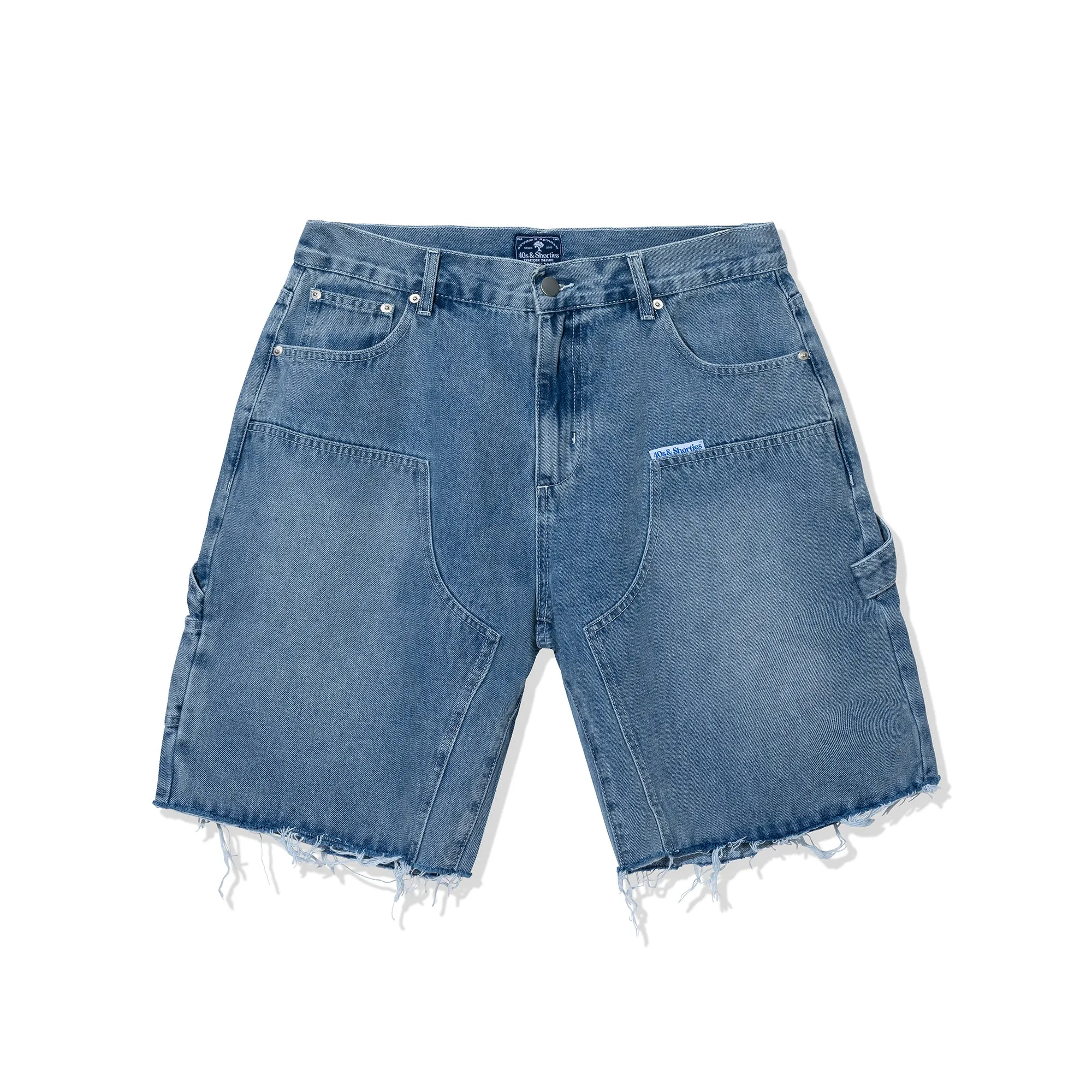 Denim Carpenter Shorts sold by 40s & Shorties