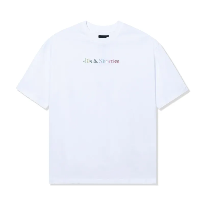 Text Logo Rhinestone Tee sold by 40s & Shorties