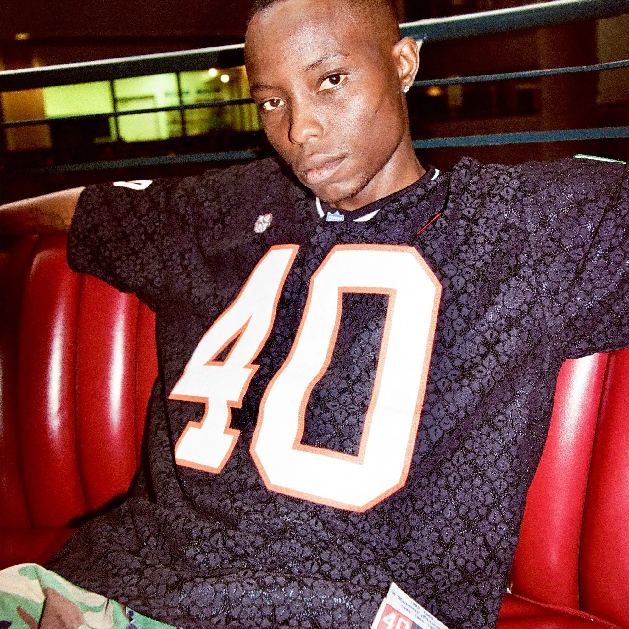 Crochet Football Jersey sold by 40s & Shorties product image thumbnail 2