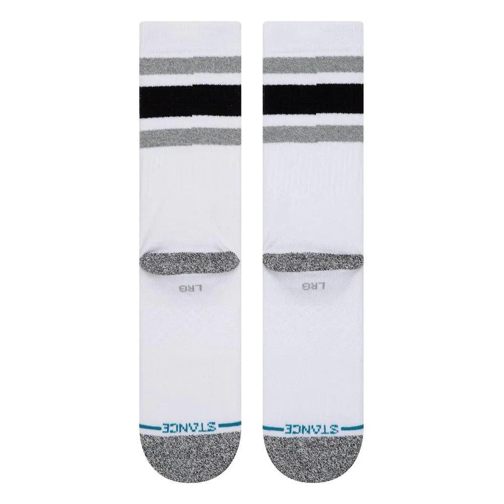 Stance Boyd St Socks - White - Large sold by Source Skate Co. product image thumbnail 3
