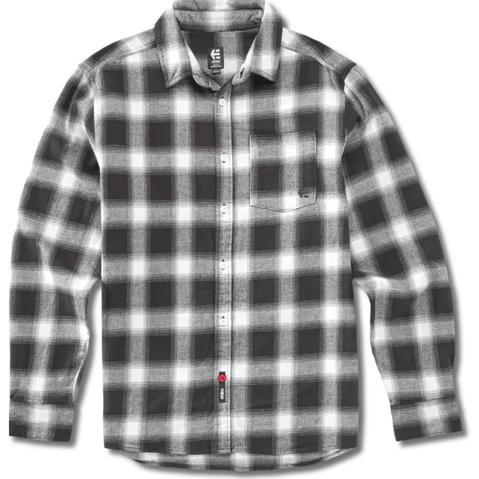Etnies Doomed Flannel - Black/White sold by Source Skate Co.