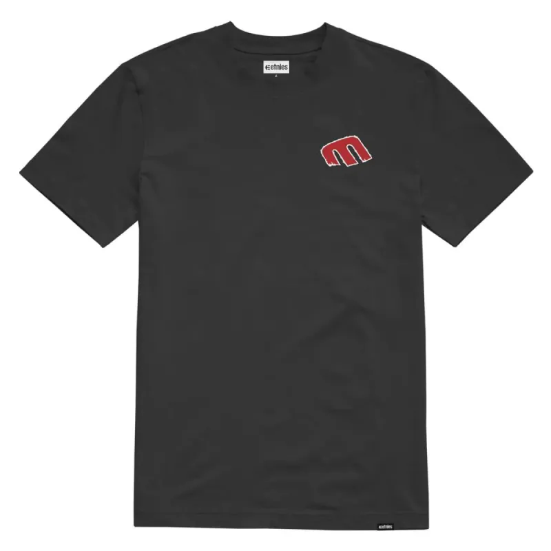 Etnies Rebel E T-shirt - Black/Red made by Etnies