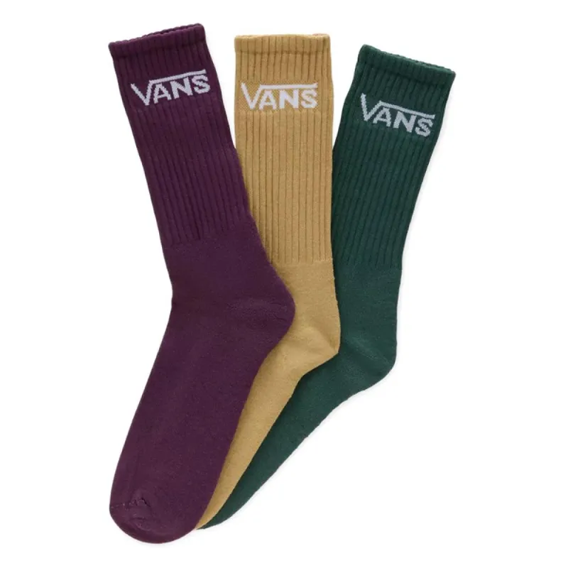 Vans Classic Crew Socks 3-Pack - Antelope sold by Source Skate Co.