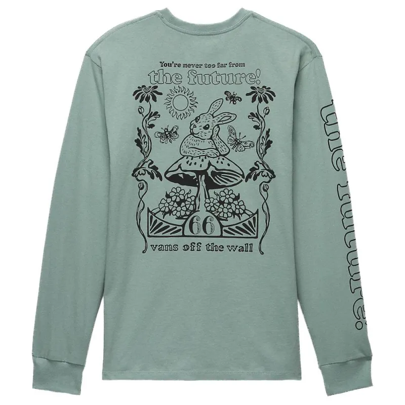 Vans Too Far From Future Long Sleeve T-Shirt - Chinois Green sold by Source Skate Co.