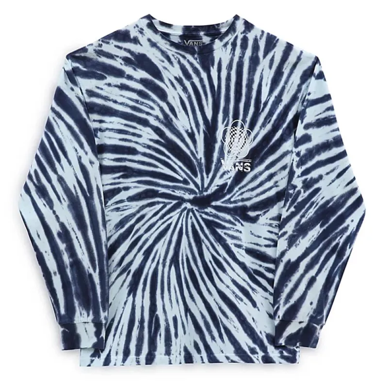 Vans Scattered Tie Dye Long Sleeve T-Shirt - Dress Blues made by Vans