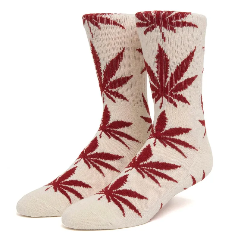 Huf Essentials Plantlife Sock - Red sold by Source Skate Co.