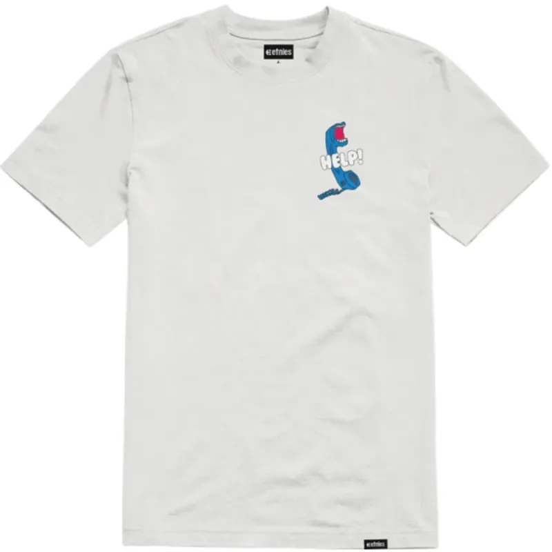 Etnies Help T-Shirt - White sold by Source Skate Co.