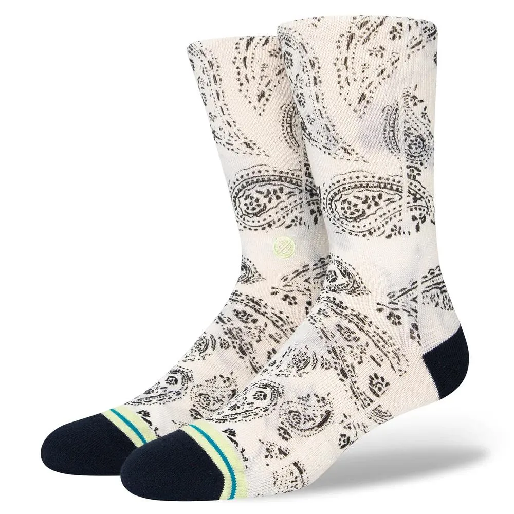 Stance Paizley Socks - Vintage White sold by Source Skate Co.