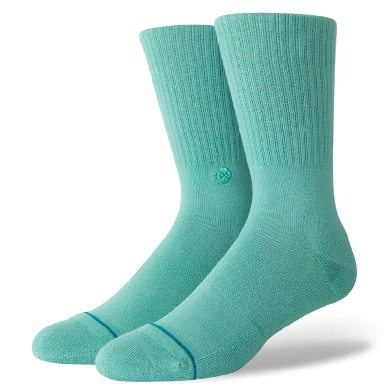 Stance Icon Socks - Turquoise/ Large sold by Source Skate Co.