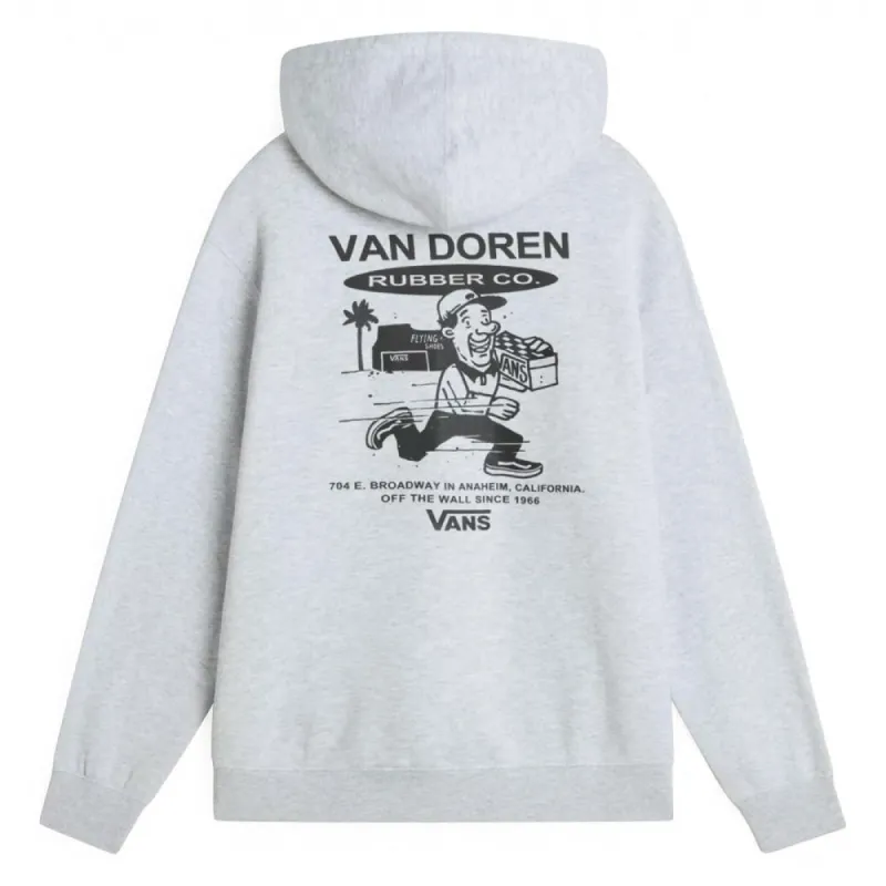 Vans Fun GFX Loose Pullover Hoodie - Light Grey Heather sold by Source Skate Co.