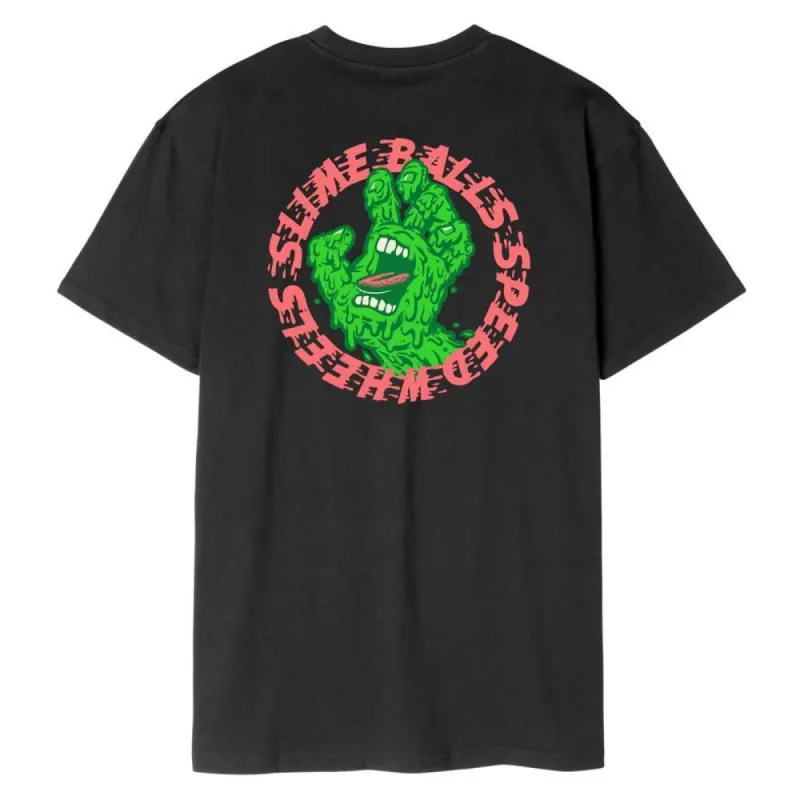Santa Cruz SB Hand T-shirt - Black sold by Source Skate Co.