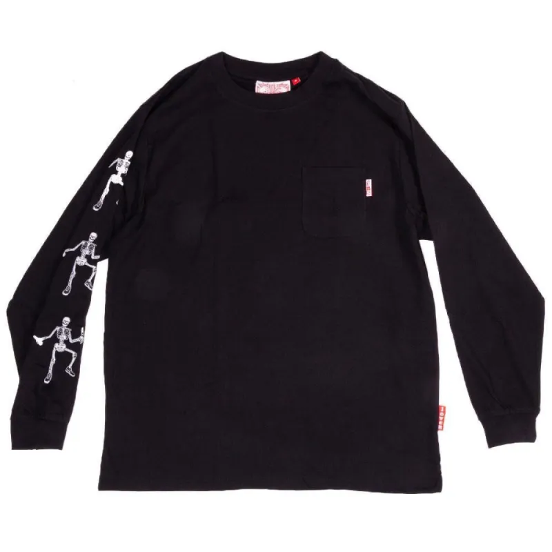 Lovenskate Porta Potty Party Longsleeve T-Shirt - Black sold by Source Skate Co.