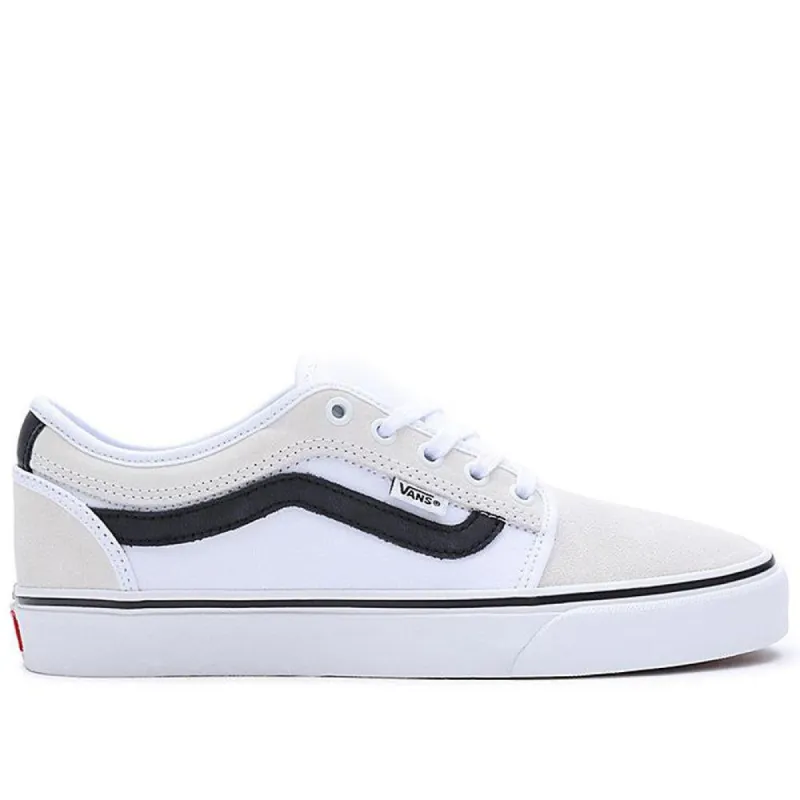 Vans Chukka Low Side Stripe - White/Black/Gum sold by Source Skate Co.