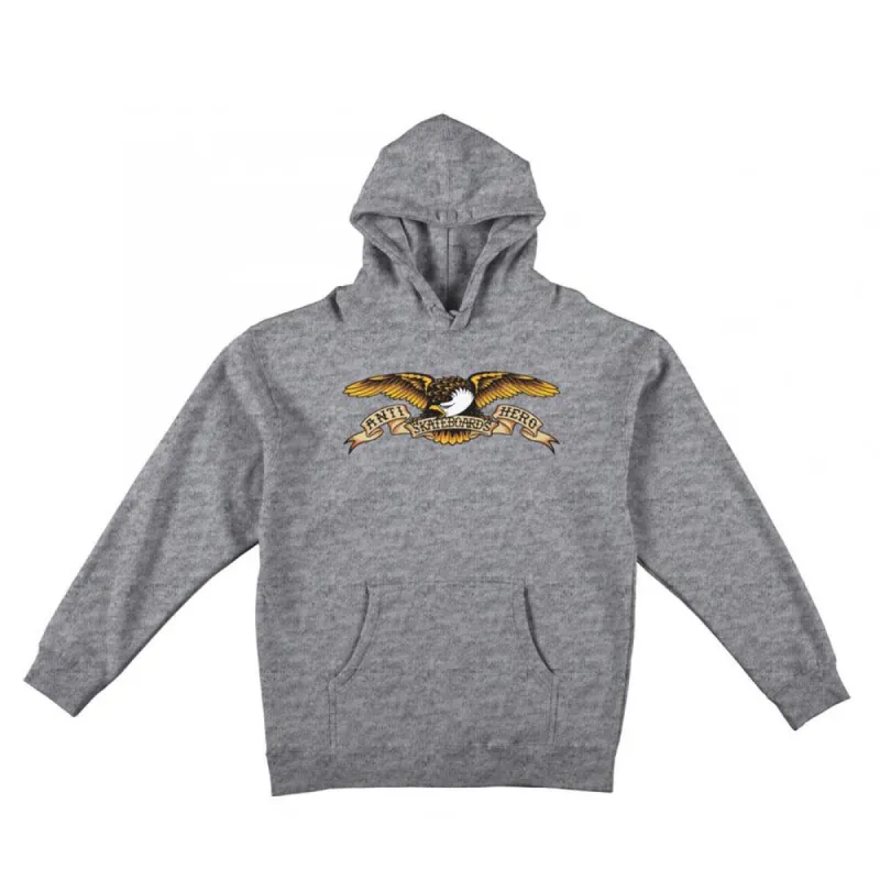 Anti Hero Eagle Hoodie - Grey Heather made by Source Skate Co.