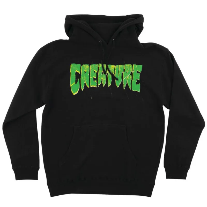 Creature Shatter Hoodie - Black made by Source Skate Co.