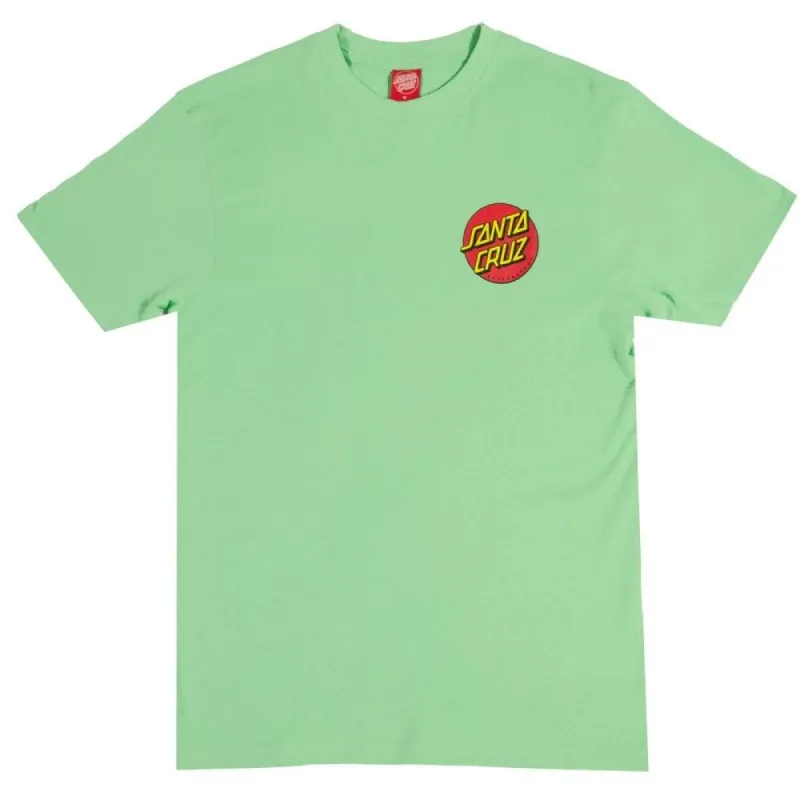 Santa Cruz Classic Dot Chest T-Shirt - Apple Mint made by Source Skate Co.
