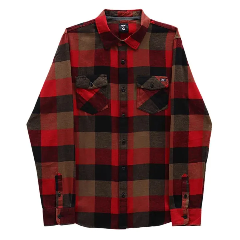 Vans Box Flannel Shirt - Chili Pepper/Sepia sold by Source Skate Co.