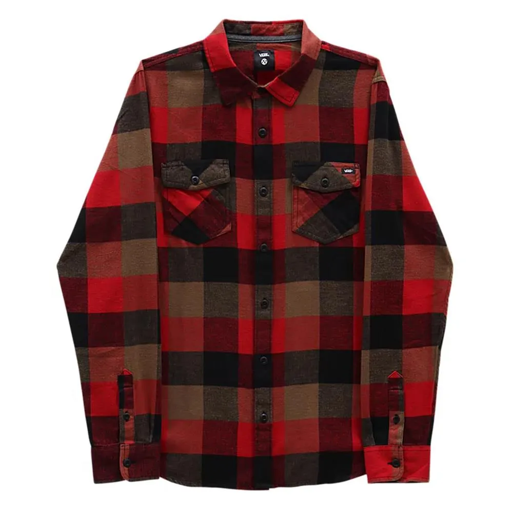 Vans Box Flannel Shirt - Chili Pepper/Sepia sold by Source Skate Co.