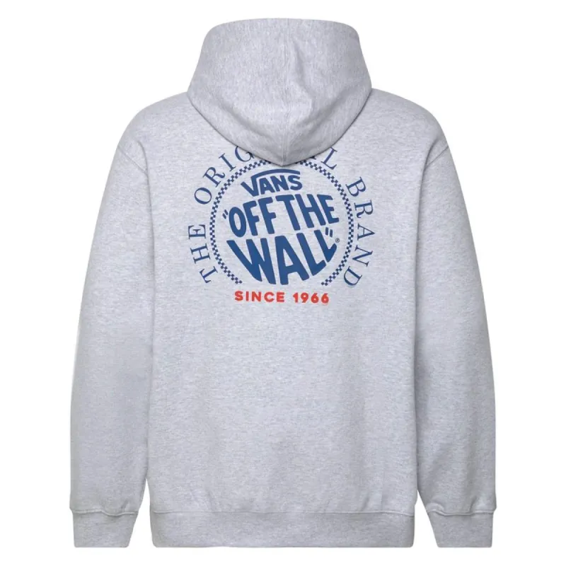 Vans Circle Loose Fit Fleece Pullover Hoodie - Light Grey Heather sold by Source Skate Co.