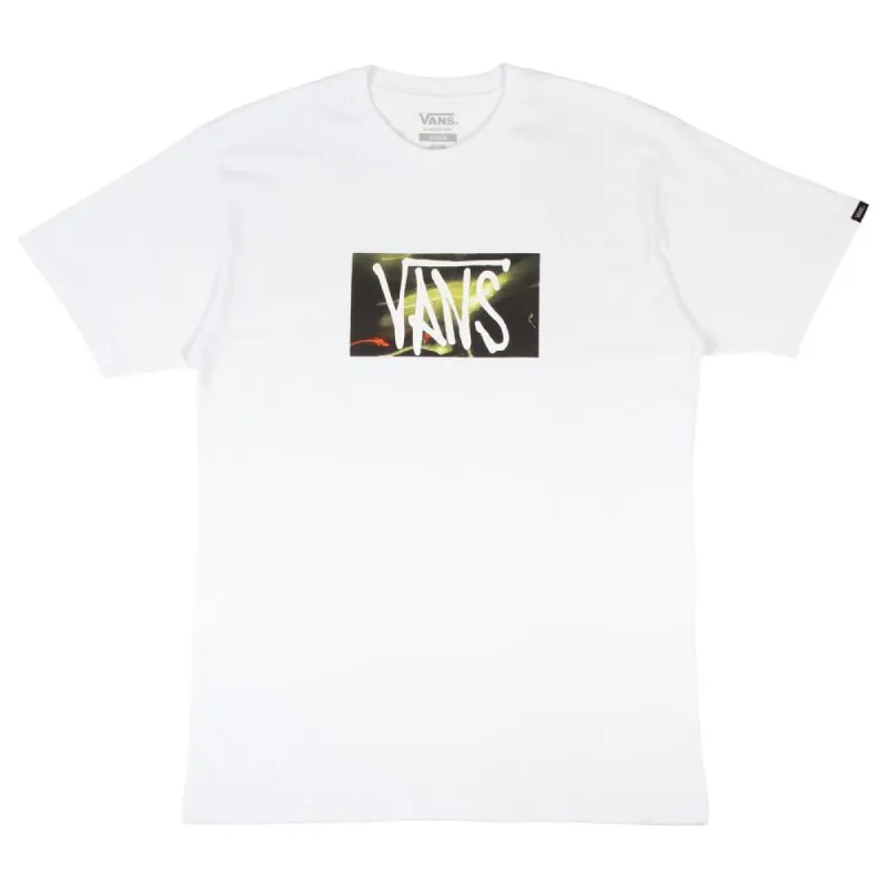 Vans Light Box Logo T-Shirt - White sold by Source Skate Co.