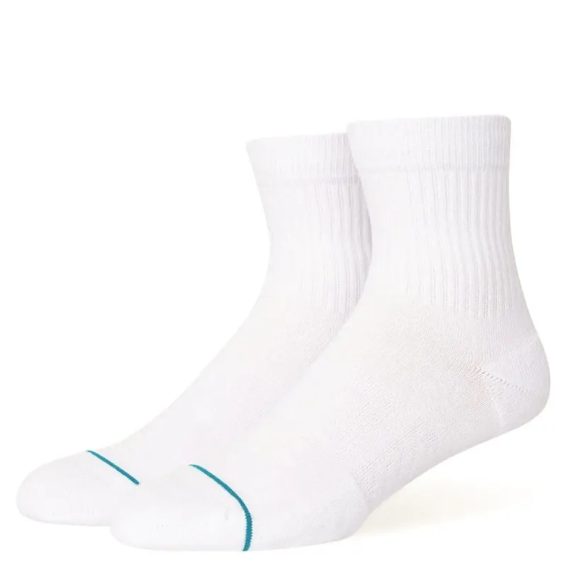 Stance Icon Quarter Socks - White sold by Source Skate Co.