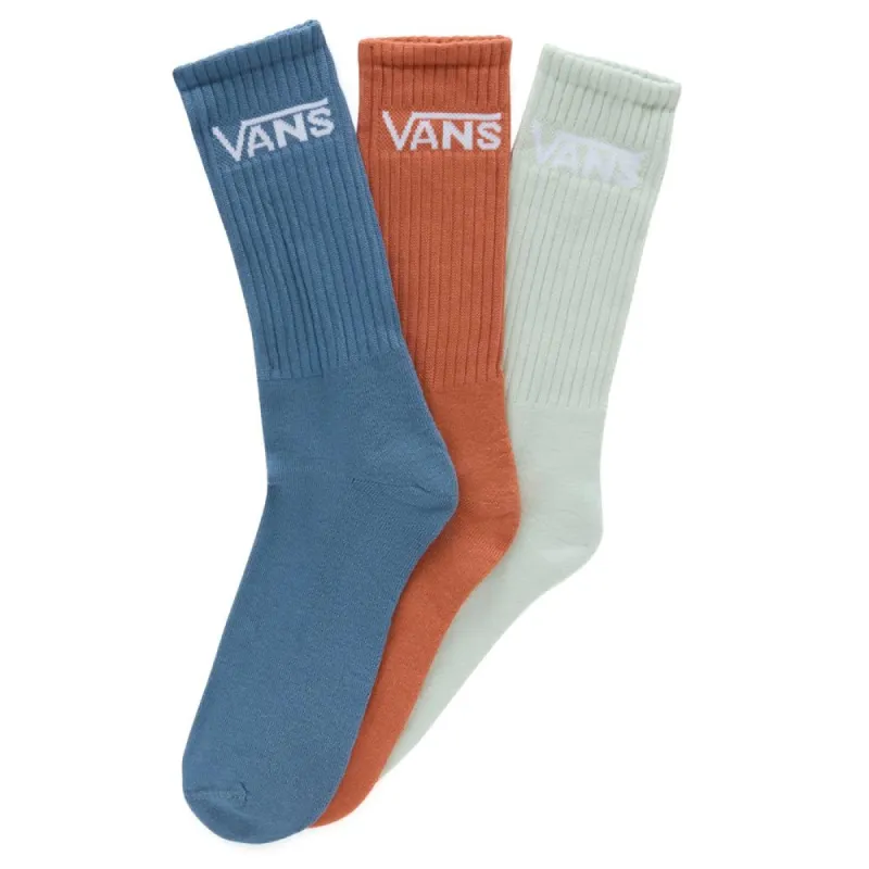 Vans Classic Crew Socks 3-Pack - Autumn Leaf sold by Source Skate Co.