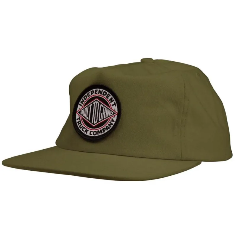 Independent BTG Summit Snapback Cap - Olive sold by Source Skate Co.