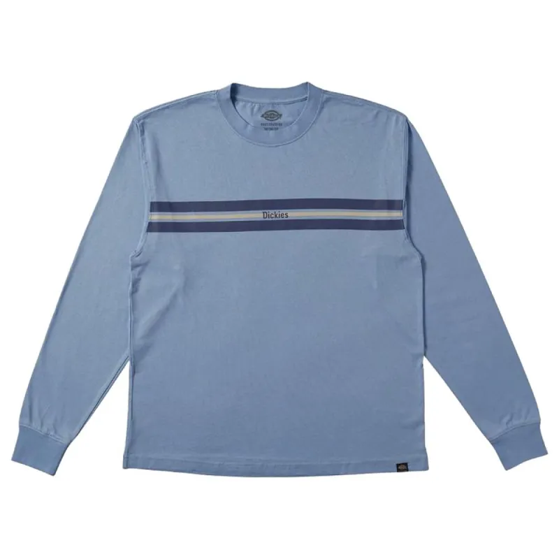 Dickies Tom Knox Long Sleeve T-Shirt - Blue sold by Source Skate Co.