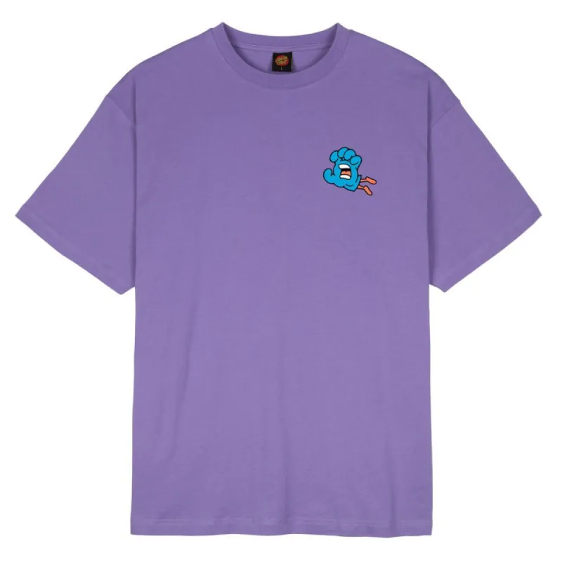 Santa Cruz Chisel Hand T-Shirt - Soft Purple sold by Source Skate Co.