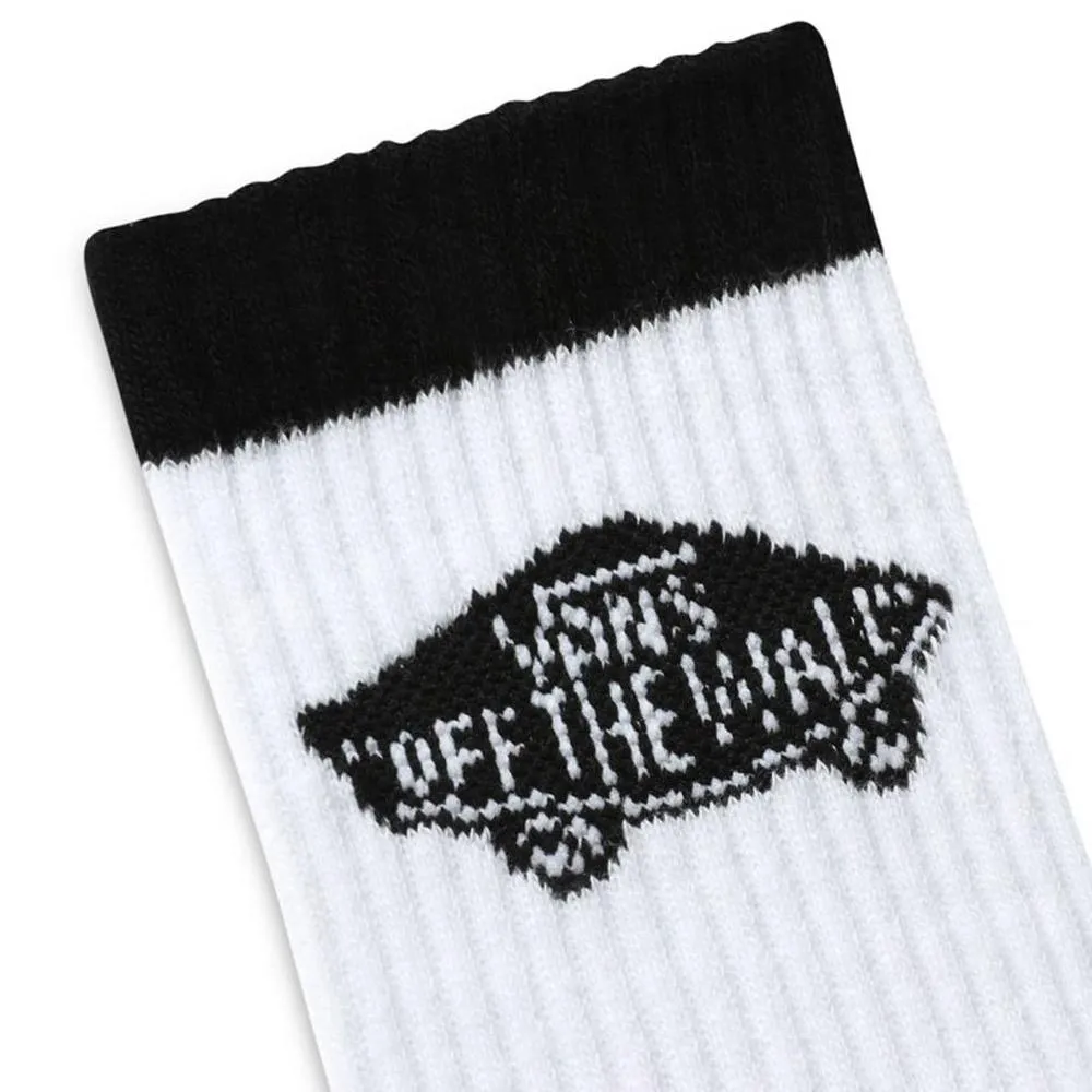 Vans Half Crew Socks - White/Black sold by Source Skate Co. product image thumbnail 2