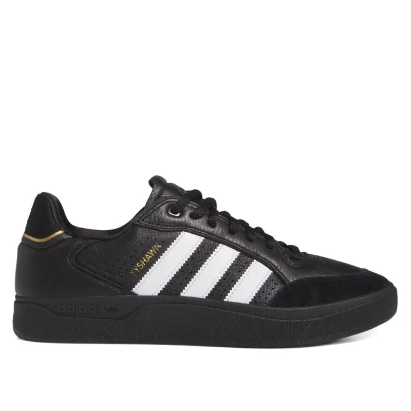 Adidas Tyshawn Low - Core Black/Footwear White/Gold Metallic sold by Source Skate Co.