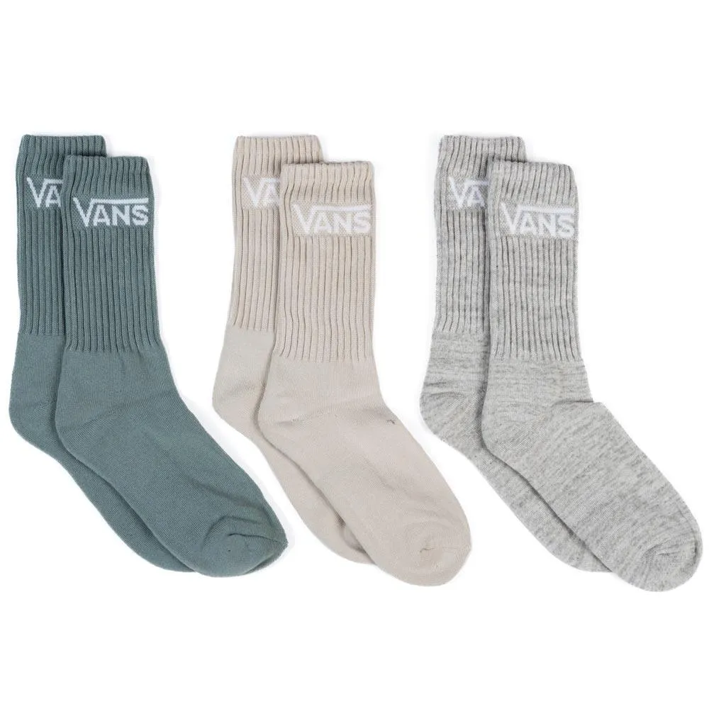 Vans Classic Crew Socks 3 Pack - Green/White sold by Source Skate Co. product image thumbnail 2