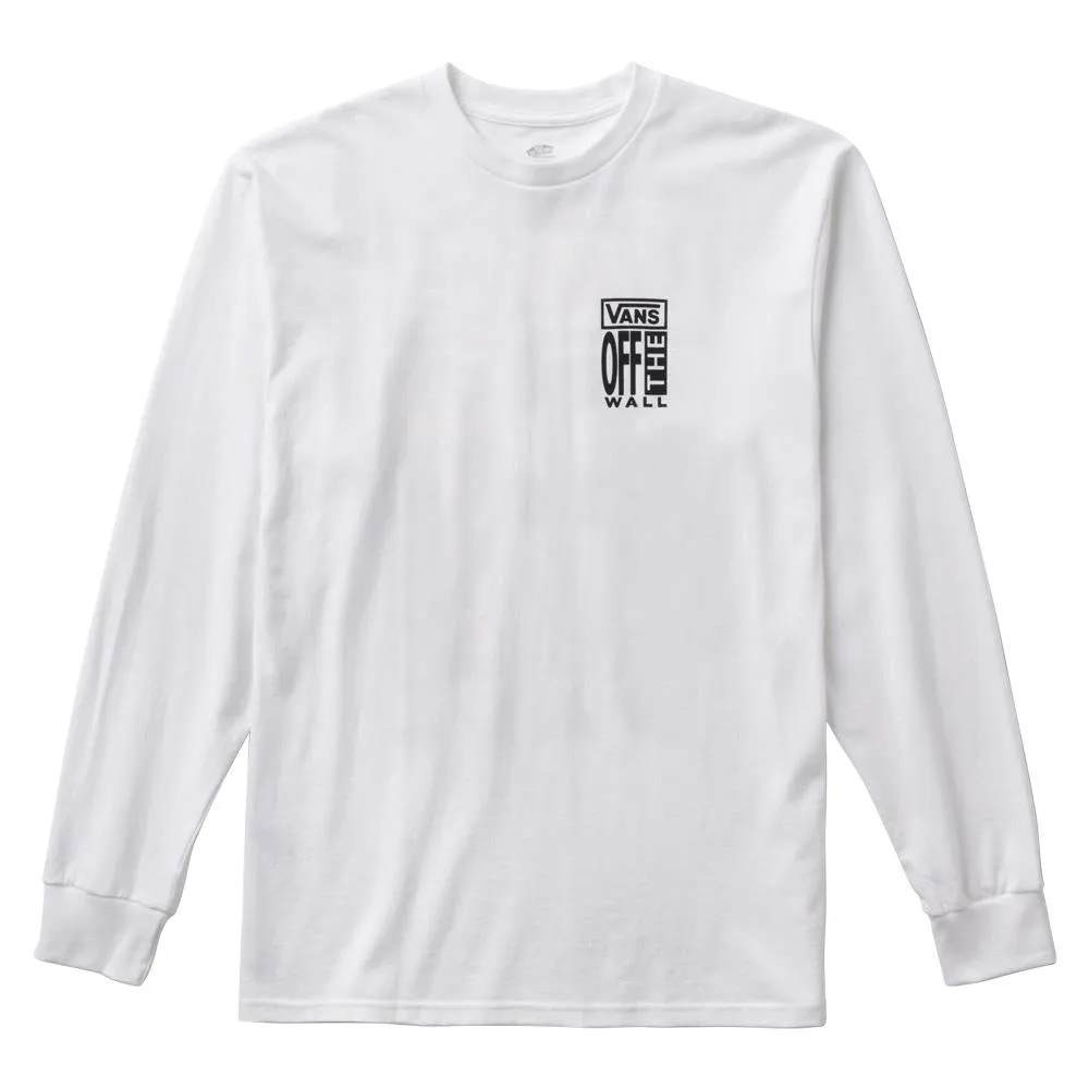 Vans AVE Long Sleeve T-shirt - White sold by Source Skate Co.